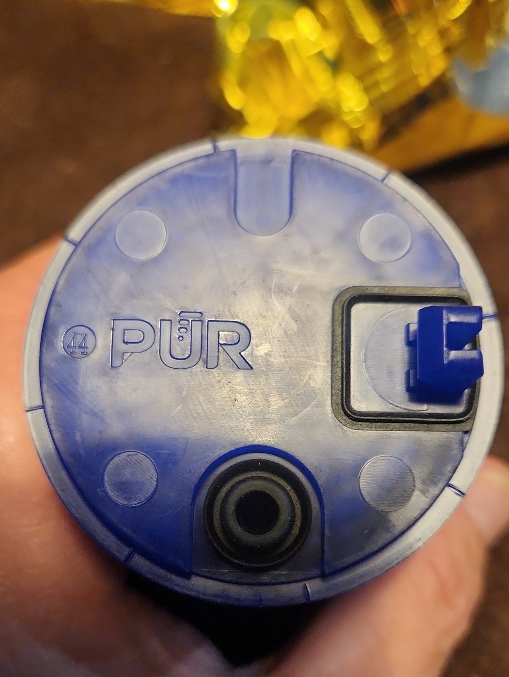 PUR Blue Replacement Water Filter Top with Black Seal For Faucet Style 2pk
